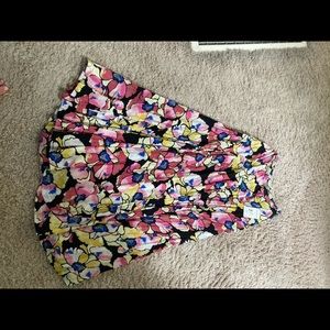 Never worn Free People maxi skirt with under shorts!